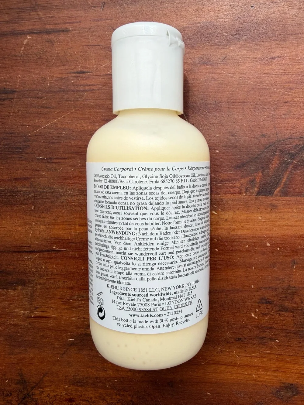 *Sealed* Kiehl’s Crème de Corps Body Lotion with Body Butter 4.2 fl oz/125 mL